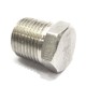 SS Plug Adapter Hex Male End Heavy Stainless Steel 304.